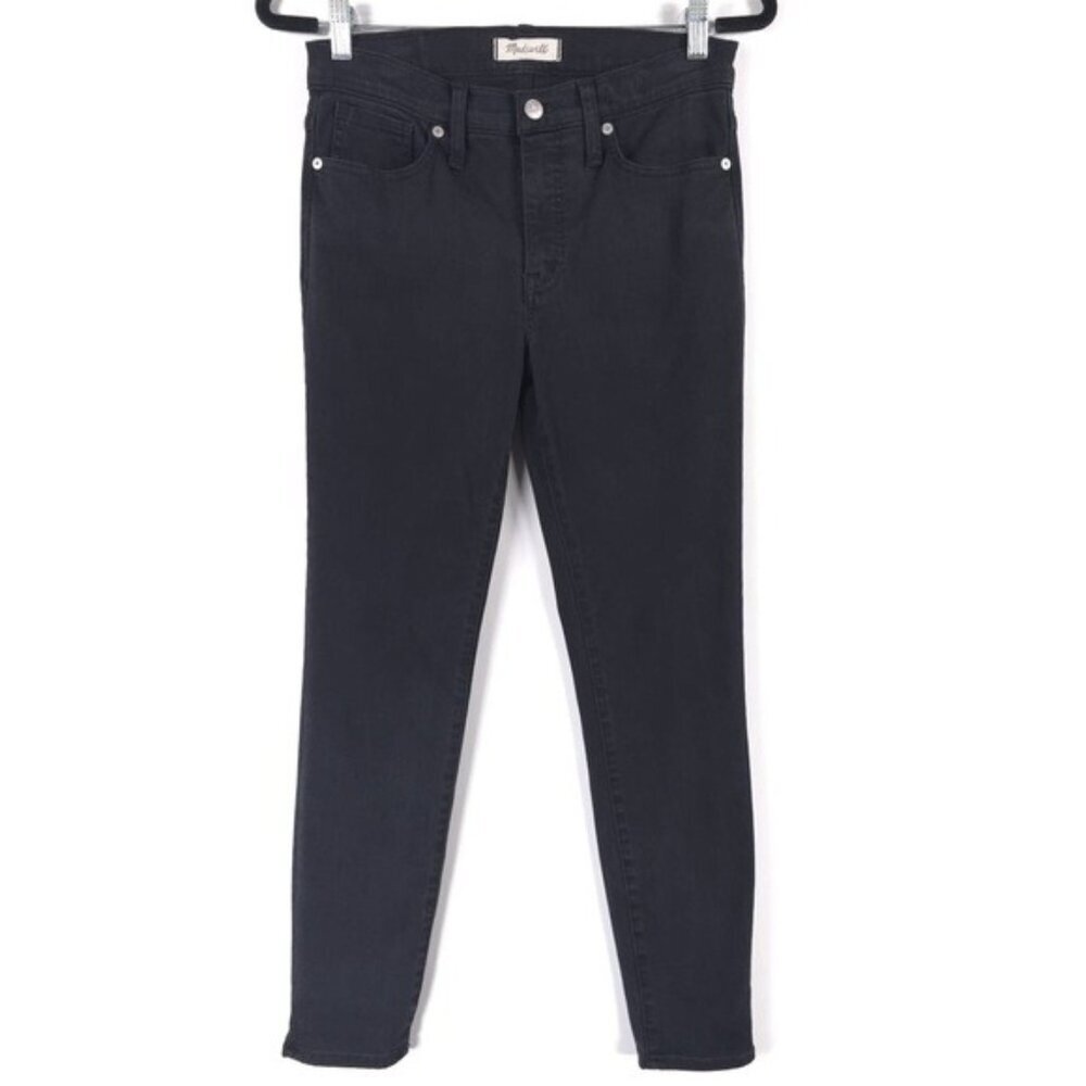 MADEWELL‎ 9” HIGH RISE SKINNY Jeans Black Size 28